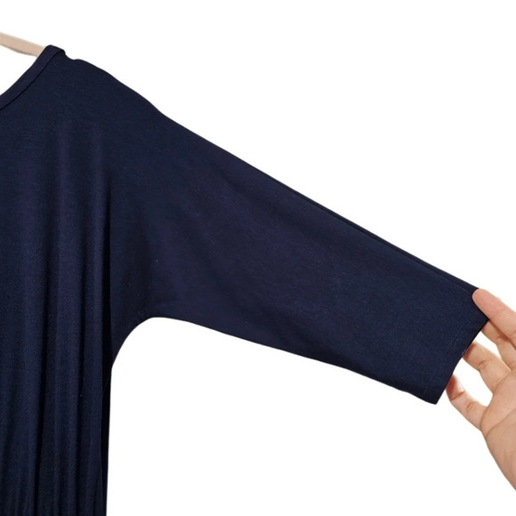 Soft Surroundings Sloane Navy Blue Maxi Dress - Picture 5 of 10